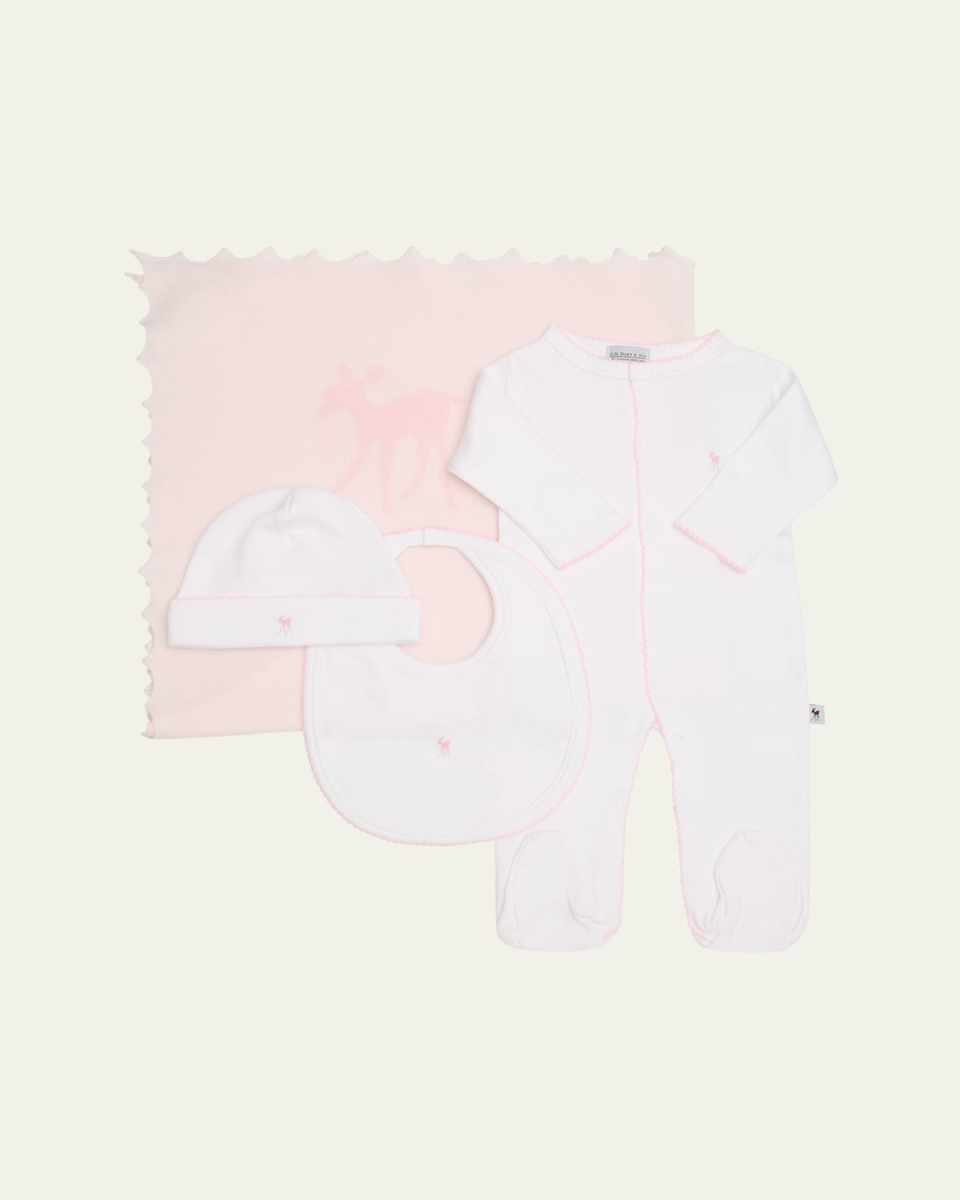Kid's Baby Fawn Gift Set, Size Newbor